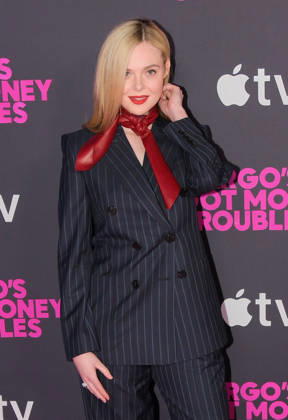 NEW YORK, NEW YORK - APRIL 08: Elle Fanning at Apple s Margo s Got Money Troubles premiere at Regal Union Square on April 08, 2026 in New York City.. Copyright: xAdMediax xMediaPunchx