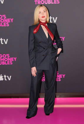 NEW YORK, NEW YORK - APRIL 08: Elle Fanning at Apple s Margo s Got Money Troubles premiere at Regal Union Square on April 08, 2026 in New York City.. Copyright: xAdMediax xMediaPunchx