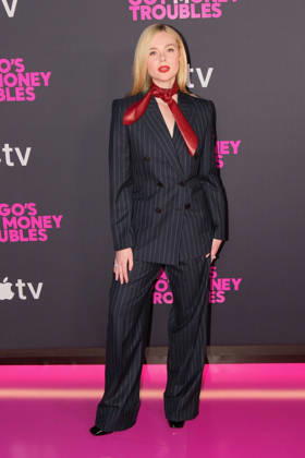 NEW YORK, NEW YORK - APRIL 08: Elle Fanning at Apple s Margo s Got Money Troubles premiere at Regal Union Square on April 08, 2026 in New York City.. Credit: Chris Gonzalez USA - ZUMAa123 20260408_zaa_a123_364 Copyright: xAdMediax