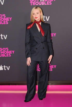NEW YORK, NEW YORK - APRIL 08: Elle Fanning at Apple s Margo s Got Money Troubles premiere at Regal Union Square on April 08, 2026 in New York City.. Credit: Chris Gonzalez USA - ZUMAa123 20260408_zaa_a123_329 Copyright: xAdMediax