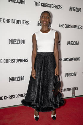 April 8, 2026, New York, New York, USA: MICHAELA COEL attends The Christophers premiere at Metrograph in New York. 8 April 2026 New York USA - ZUMAa265 20260408_zep_a265_036 Copyright: xEricxAcquayex