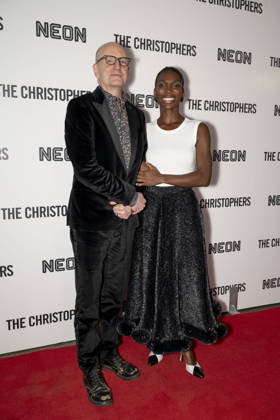 April 8, 2026, New York, New York, USA: STEVEN SODERBERGH and MICHAELA COEL attend The Christophers premiere at Metrograph in New York. 8 April 2026 New York USA - ZUMAa265 20260408_zep_a265_046 Copyright: xEricxAcquayex