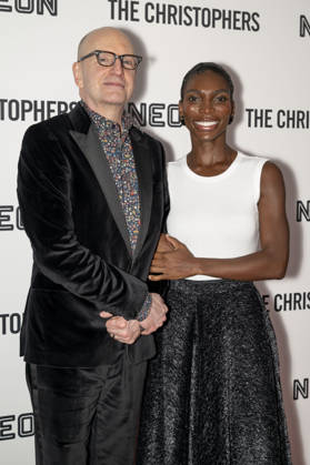 April 8, 2026, New York, New York, USA: STEVEN SODERBERGH and MICHAELA COEL attend The Christophers premiere at Metrograph in New York. 8 April 2026 New York USA - ZUMAa265 20260408_zep_a265_047 Copyright: xEricxAcquayex