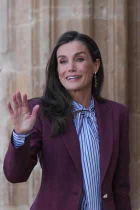 Queen Letizia meets with the Associació de Dones Empresàries Queen Letizia meets with the Associació de Dones Empresàries de Lleida, on April 9, 2026, in Lleida, Catalonia Spain The meeting, held in the Seu Vella de Lleida and behind closed doors, is part of the events of the 20th anniversary of the association and precedes the delivery of the XVI Premis Ap Lleida, which recognizes the leadership and career of women entrepreneurs and professionals in the territory 09 APRIL 2026 Lleida, Catalunya Lleida, Catalunya Spain Copyright: xDavidxZorrakinox 7425517
