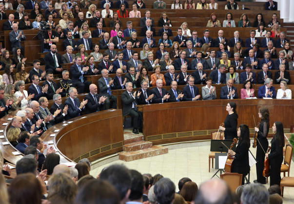 The King defends international law against the use of force before university students King Felipe VI, presides over the commemoration of the 60th anniversary of the International Covenant on Civil and Political Rights and the International Covenant on Economic, Social and Cultural Rights, at the Faculty of Law of the Complutense University, on April 9, 2026, in Madrid Spain The two covenants were adopted by the United Nations General Assembly on December 16, 1966 and entered into force on January 3, 1976 Together with the Universal Declaration of Human Rights, they comprise what jurists consider the International Bill of Human Rights 09 APRIL 2026 Marta Ferná Madrid Madrid Madrid Spain Copyright: xMartaxFernandezx 7425694