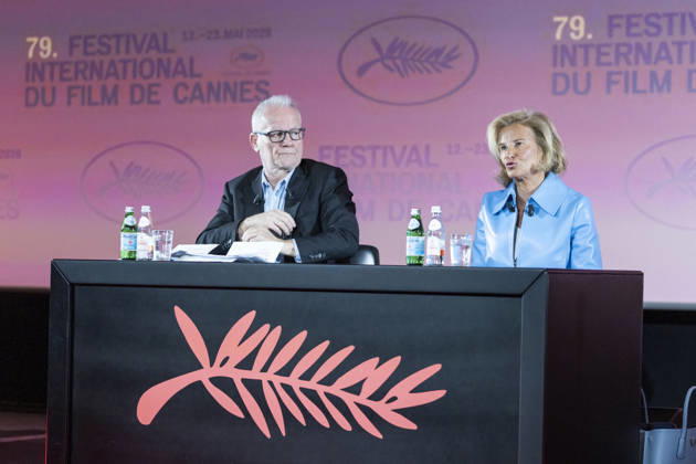 Thierry Frémaux, délégué général du festival de Cannes, Iris Knobloch, présidente du festival de Cannes Press conference with the official announcement of the films in competition for the 79th Cannes International Film Festival on April 9, 2026 Olivier Borde Bestimage Press conference with the official announcement of the films in competition for the 79th Cannes International Film Festival on April 9, 2026 Paris France Copyright: xOLIVIERxBORDEx xBESTIMAGExOLIVIERxBORDEx xBESTIMAGEx