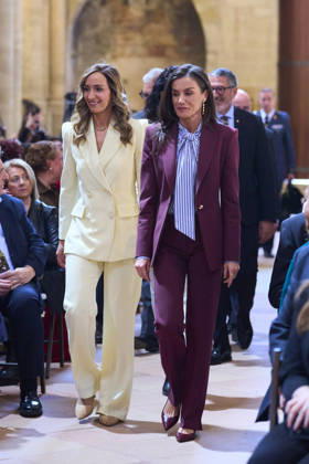 09-04-2026 Lleida Queen Letizia during a meeting with the Association of women entrepreneurs of Lleida (Association De Dones Empresaries De Lleida) and the presentation of the 16th Ap!lleida awards in Lleida. No Spain  Copyright: xPPEx