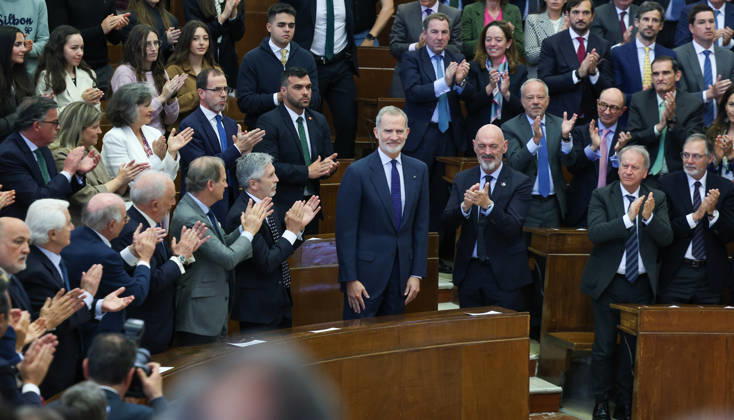 The King defends international law against the use of force before university students King Felipe VI 1 row, c , accompanied by the rector of the Complutense University of Madrid, Joaquín Goyache 1 row, 2d , and the Minister of the Interior, Fernando Grande Marlaska 1 row, 4i presides over the commemoration of the 60th anniversary of the International Covenant on Civil and Political Rights and the International Covenant on Economic, Social and Cultural Rights, at the Faculty of Law of the Complutense University, on April 9, 2026, in Madrid, Spain, The two covenants were adopted by the United Nations General Assembly on December 16, 1966, and entered into force on January 3, 1976. Together with the Universal Declaration of Human Rights, the Copyright: xMartaxFernandezx 7426292