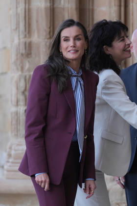 Queen Letizia meets with the Associació de Dones Empresàries Queen Letizia, meets with the Associació de Dones Empresàries de Lleida, on April 9, 2026, in Lleida, Catalunya Espana The meeting, held in the Seu Vella de Lleida and behind closed doors, is part of the events of the 20th anniversary of the association and precedes the delivery of the XVI Premis Ap Lleida, which recognize the leadership and trajectory of women entrepreneurs and professionals of the territory, is part of the events of the 20th anniversary of the association and precedes the delivery of the XVI Premis Ap Lleida, which recognizes the leadership and career of businesswomen and professionals in the territory 09 APRIL 2026 Lleida, Catalunya Lleida, Catalunya Spain Copyright: xDavidxZorrakinox 7426317