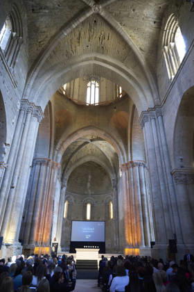 April 9, 2026, Lleida, Cataluna, Spain: Queen Letizia of Spain attends the 16th Ap!Lleida Awards ceremony at Catedral de la Seu Vella on April 9, 2026 in Lleida, Spain Lleida Spain - ZUMAg15_ 20260409_zaf_g15_046 Copyright: xJackxAbuinx