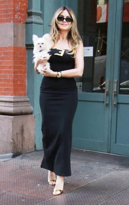 Heidi Klum out and about for new season of Project Runway 21 Featuring: Heidi Klum with her puppy Where: New York City, New York, United States When: 09 Apr 2026 Credit: Roger Wong INSTARimages EDITORIAL USE ONLY. NOT FOR USE BY NEWSPAPERS BASED IN THE UK. Copyright: xx instar55606877