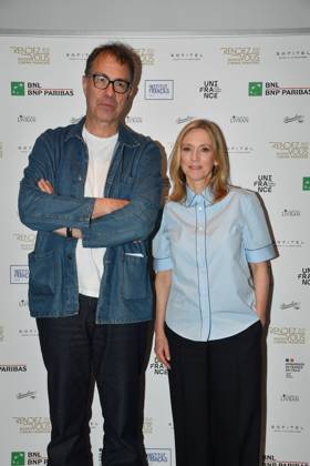 Rome, Hotel Sofitel Photocall Rendez-Vous, Pictured: Dominik Moll Lea Drucker Copyright: xVincenzoxLandix xipa-agency.netx xVincenzoxLandix IPA_Agency_IPA73847199