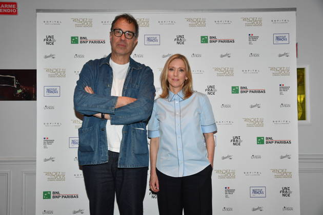 Rome, Hotel Sofitel Photocall Rendez-Vous, Pictured: Dominik Moll Lea Drucker Copyright: xVincenzoxLandix xipa-agency.netx xVincenzoxLandix IPA_Agency_IPA73847212