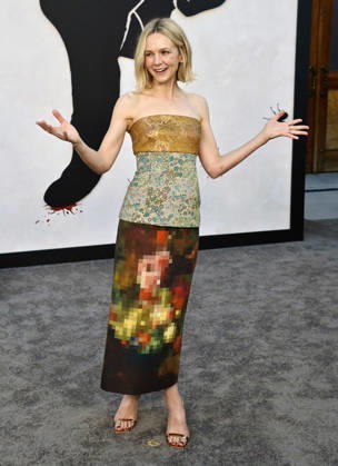 Cast member Carey Mulligan attends Netflix s dark comedy TV series Beef at the Egyptian Theatre in the Hollywood section of Los Angeles on Wednesday, April 8, 2026. Storyline: Road rage ensues after a parking-lot incident, resulting in a bitter feud between the two antagonists. The vendetta between them and the lengths they ll go to in order to wreak revenge on each other spirals out of control, jeopardizing everything and everyone in their lives. Quality Repeat LAP2026040904 JIMxRUYMEN