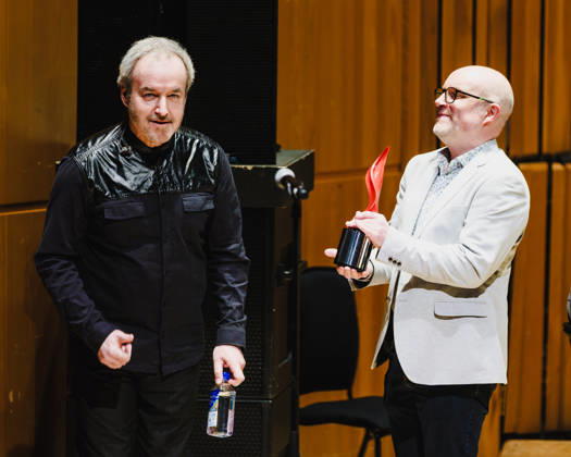 Gunning Inspiration Award during the London Soundtrack Festival on Thursday 9 April 2026 David Arnold accepts the Gunning Inspiration Award during the London Soundtrack Festival on Thursday 9 April 2026 at Barbican Hall , London. David Arnold was presented the award by festival artistic director Michael Beek., Credit:Julie Edwards Avalon Copyright: xJuliexEdwardsx xAvalonx 1089865075
