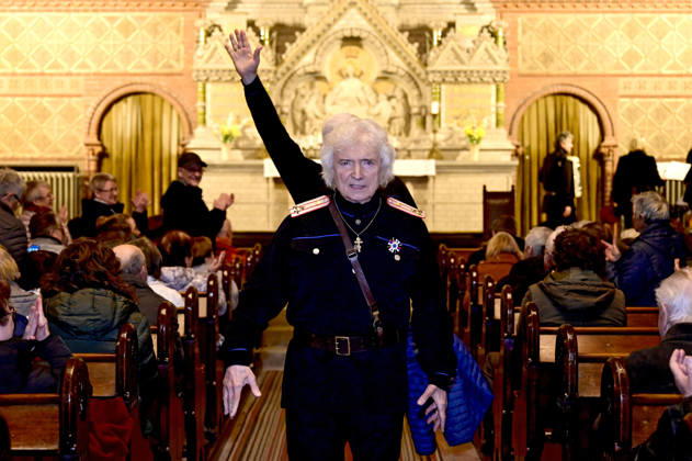 Peter Orloff & der Schwarzmeer Kosaken Chor live bei einem Konzert ihrer Abschiedstournee in der Lutherkirche. Görlitz, 09.04.2026