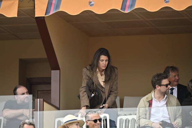 CELEBRITES : Tennis - Monte Carlo Rolex Masters 2026 - ATP - 10 04 2026 Sylvester Strautmann - Alexandra de Hanovre et la princesse Charlotte Casiraghi et Nicolas Mathieu NO CREDIT MONACO Copyright: xCCx