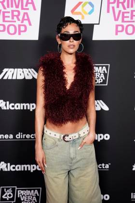 Photocall of the festival Los40 Primavera Pop Madrid 2026 The singer La Beba during the photocall of the Festival Los40 Primavera Pop Madrid 2026, at the Movistar Arena, on the 10th of April 2026, in Madrid Spain The festival brings together some of the biggest names in pop and urban music of the moment in a macro-concert night to celebrate the 60th anniversary of Los40 Thousands of attendees enjoy live the greatest hits that dominate the charts 10 APRIL 2026 MUSIC LOS40 PRIMAVERA POP CONCERT MUSIC MUSIC MUSICIANS FAMOUS SINGERS CULTURE ENTERTAINMENT A Pé Madrid Madrid Madrid Spain Copyright: xA.xPÃ rezxMecax 7429656