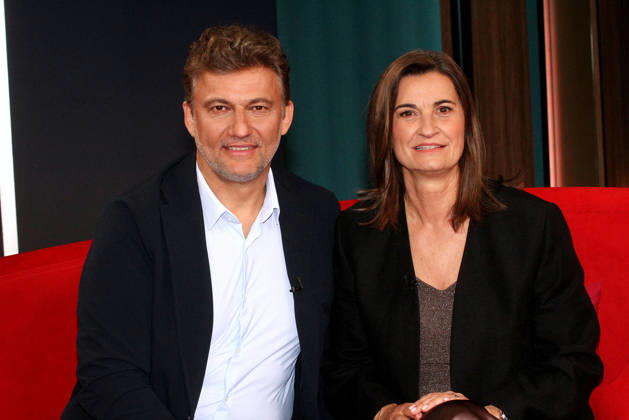 Jonas Kaufmann zu Gast bei Moderatorin Inka Schneider in der Sendung DAS Rote Sofa! (NDR) am 11.04.2026 in Hamburg Jonas Kaufmann zu Gast in der Sednung DAS Rote Sofa (NDR) in Hamburg