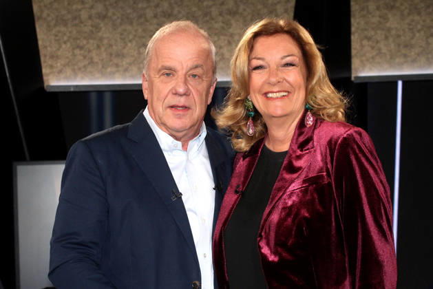 Hubertus Meyer Burckhardt und Bettina Tietjen bei der NDR Talk Show am 11.04.2026 in Hamburg NDR Talk Show am 11.04.2026 in Hamburg