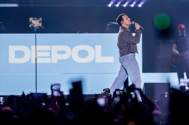 Festival Los40 Primavera Pop Madrid 2026 The singer Depol performs during the Festival Los40 Primavera Pop Madrid 2026, at the Movistar Arena, on the 10th of April 2026, in Madrid Spain The festival brings together some of the biggest names in pop and urban music of the moment in a macro-concert night on the occasion of LOS40s 60th anniversary Thousands of attendees enjoy live the greatest hits that dominate the charts 10 APRIL 2026 MUSIC LOS40 PRIMAVERA POP CONCERT MUSIC MUSICIANS FAMOUS SINGERS CULTURE ENTERTAINMENT Madrid Madrid Madrid Spain  Copyright: xRicardoxRubiox 7429993