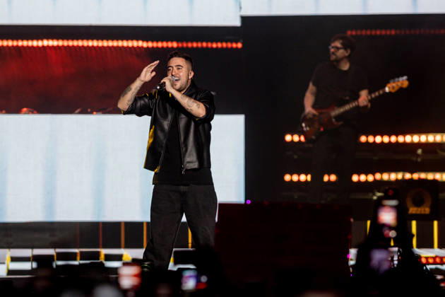 Festival Los40 Primavera Pop Madrid 2026 The singer Beret performs during the Festival Los40 Primavera Pop Madrid 2026, at the Movistar Arena, on the 10th of April 2026, in Madrid Spain The festival brings together some of the biggest names in pop and urban music of the moment in a macro-concert night to celebrate the 60th anniversary of LOS40 Thousands of attendees enjoy live the greatest hits that dominate the charts 10 APRIL 2026 MUSIC LOS40 PRIMAVERA POP CONCERT MUSIC MUSICIANS FAMOUS SINGERS CULTURE ENTERTAINMENT Madrid Madrid Madrid Spain  Copyright: xRicardoxRubiox 7429996