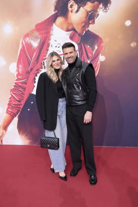 Jay Khan und Jessie Noe Scheuermann bei der Michael Film Premiere am 11.04.2026 in Berlin Michael Filmpremiere in Berlin