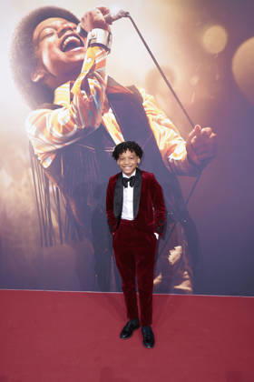Juliano Krue Valdi during the Michael movie premiere at Uber Eats Music Hall on April, 11, 2026 in Berlin, Germany Michael movie premiere at Uber Eats Music Hall in Berlin, Germany