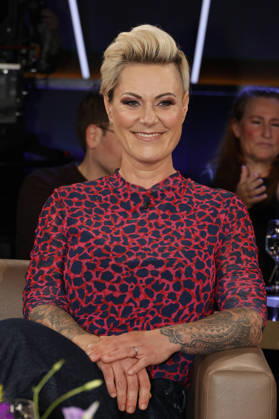 Carola Holzner Doc Caro bei der Aufzeichnung der NDR Talk Show im NDR Fernsehstudio Lokstedt. Hamburg, 10.04.2026