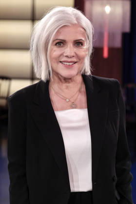 Birgit Schrowange bei der Aufzeichnung der WDR-Talkshow Kölner Treff im WDR Studio BS 3. Köln, 10.04.2026