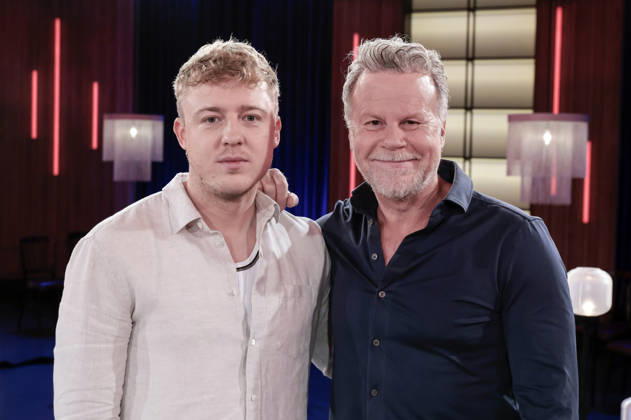 Janik von Wilmsdorff mit Vater Jenke von Wilmsdorff bei der Aufzeichnung der WDR-Talkshow Kölner Treff im WDR Studio BS 3. Köln, 10.04.2026
