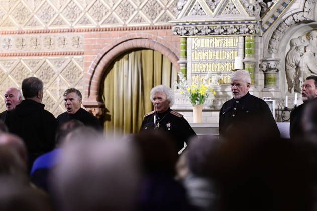 Peter Orloff & der Schwarzmeer Kosaken Chor live bei einem Konzert ihrer Abschiedstournee in der Lutherkirche. Görlitz, 09.04.2026 Copyright: xMatthiasxWehnertx