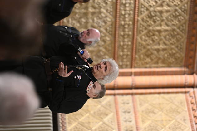 Peter Orloff & der Schwarzmeer Kosaken Chor live bei einem Konzert ihrer Abschiedstournee in der Lutherkirche. Görlitz, 09.04.2026 Copyright: xMatthiasxWehnertx