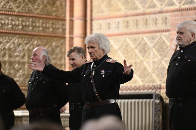 Peter Orloff & der Schwarzmeer Kosaken Chor live bei einem Konzert ihrer Abschiedstournee in der Lutherkirche. Görlitz, 09.04.2026 Copyright: xMatthiasxWehnertx