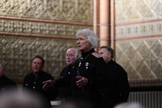 Peter Orloff & der Schwarzmeer Kosaken Chor live bei einem Konzert ihrer Abschiedstournee in der Lutherkirche. Görlitz, 09.04.2026 Copyright: xMatthiasxWehnertx