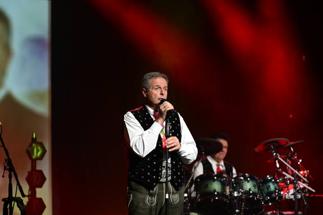 Norbert Rier von den Kastelruther Spatzen mit ihrer neuen Tour öFriedensadler˜ zu Gast im Messe- und Veranstaltungspark. Löbau, 09.04.2026 Copyright: xMatthiasxWehnertx