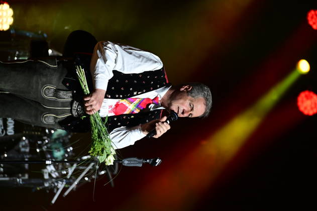 Norbert Rier von den Kastelruther Spatzen mit ihrer neuen Tour öFriedensadler˜ zu Gast im Messe- und Veranstaltungspark. Löbau, 09.04.2026 Copyright: xMatthiasxWehnertx