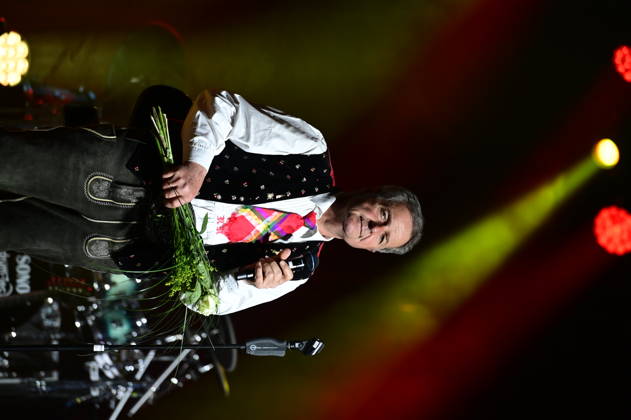 Norbert Rier von den Kastelruther Spatzen mit ihrer neuen Tour öFriedensadler˜ zu Gast im Messe- und Veranstaltungspark. Löbau, 09.04.2026 Copyright: xMatthiasxWehnertx