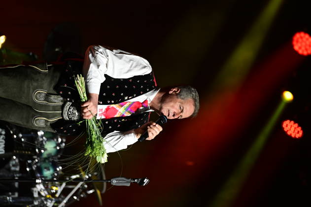 Norbert Rier von den Kastelruther Spatzen mit ihrer neuen Tour öFriedensadler˜ zu Gast im Messe- und Veranstaltungspark. Löbau, 09.04.2026 Copyright: xMatthiasxWehnertx