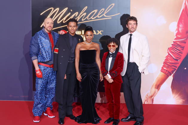 10.04.2026, KeiLyn Durrel Jones, Jaafar Jackson, Nia Long, Juliano Valdi, Miles Teller zur Weltpremiere zu Michael, Uber Platz, Berlin, Berlin Berlin
