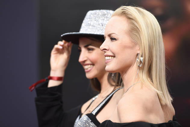 Ekaterina Leonova und Isabel Edvardsson bei der Premiere des Kinofilms Michael in der Uber Eats Music Hall. Berlin, 10.04.2026