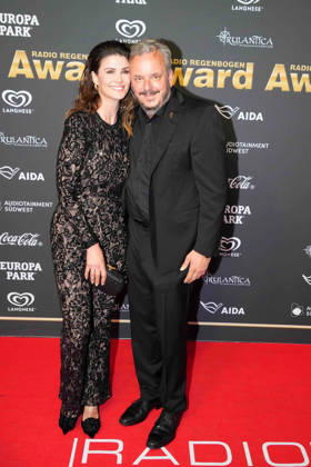 Miriam Mack and Michael Mack during the Radio Regenbogen Award 2026 at Europa-Park on April 10, 2026 in Rust, Germany Radio Regenbogen Award at Europapark in Rust, Germany
