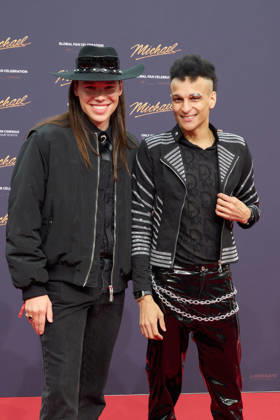 Helge Mark und Prince Damien - Internationale Premiere & Global Fan Celebration von Michael an der Uber Eats Music Hall in Berlin am 10.04.2026. Kinopremiere Michael