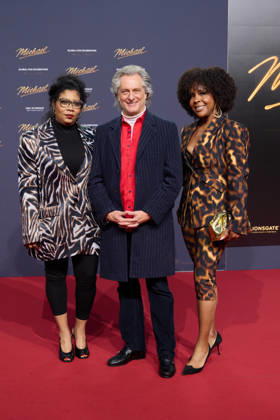 Marci Rodgers, Bill Corso und Carla Farmer - Internationale Premiere & Global Fan Celebration von Michael an der Uber Eats Music Hall in Berlin am 10.04.2026. Kinopremiere Michael