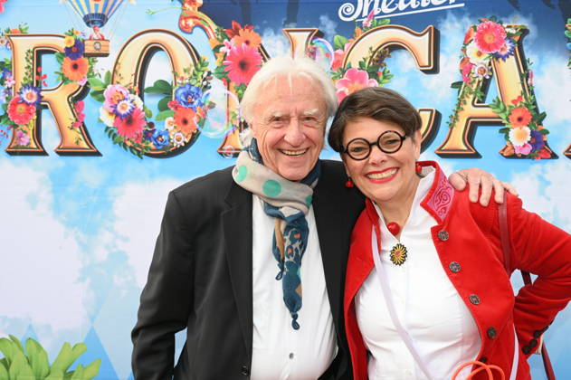 Der schweizer Kabarettist Emil Steinberger und seine Frau Niccel Steinberger kommt zur Kölner Premiere des Circus Roncalli