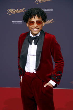 Michael , Weltpremiere auf dem Uber Platz, Berlin, 10.04.2026 Juliano Valdi bei der Weltpremiere des Kinofilms Michael auf dem Uber Platz in Berlin am 10.04.2026 Berlin Uber Platz Copyright: xAnitaxBuggex