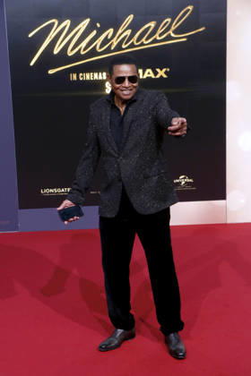 Michael , Weltpremiere auf dem Uber Platz, Berlin, 10.04.2026 Jackie Jackson bei der Weltpremiere des Kinofilms Michael auf dem Uber Platz in Berlin am 10.04.2026 Berlin Uber Platz Copyright: xAnitaxBuggex