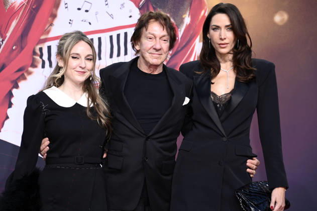 Jessica Branca, John Branca und Jenna Hurt bei der Premiere des Kinofilms Michael in der Uber Eats Music Hall. Berlin, 10.04.2026