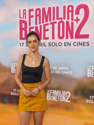 April 11, 2026, Madrid, Madrid, Spain: Actress VEKI VELILLA attend Ã¢â‚¬ËœLA FAMILIA BENETON +2Ã¢â‚¬â ¢ Photocall at CINESA PROYECCIONES on april 11, 2026 in Madrid, Spain. Madrid Spain  - ZUMAc312 20260411_zsp_c312_208 Copyright: xOscarxManuelxSanchezx