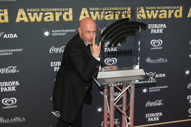 Der Graf von Unheilig bei der Verleihung des 26. Radio Regenbogen Award 2026 in der Europa-Park Arena. Rust, 10.04.2026